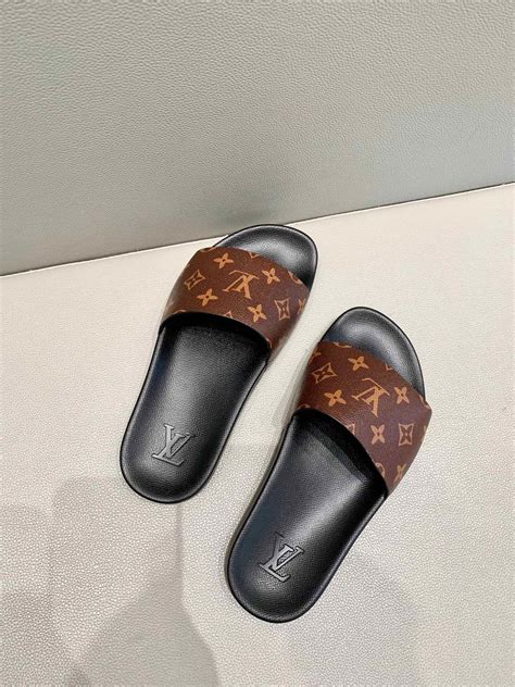 louis vuitton fluffy slides|louis vuitton slides for ladies.